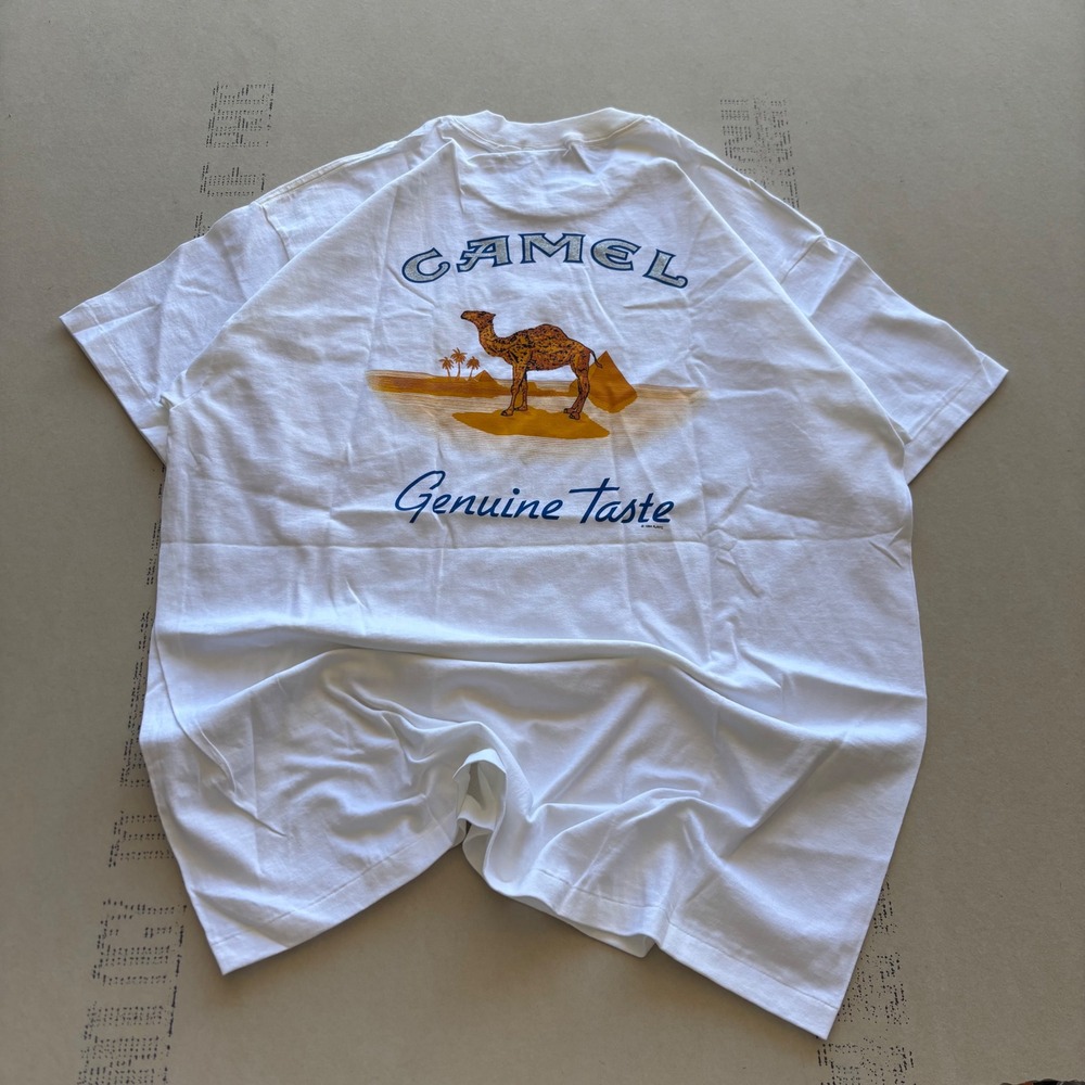 Vintage 90s Camel Genuine Taste T-shirt - Picture 2 of 7